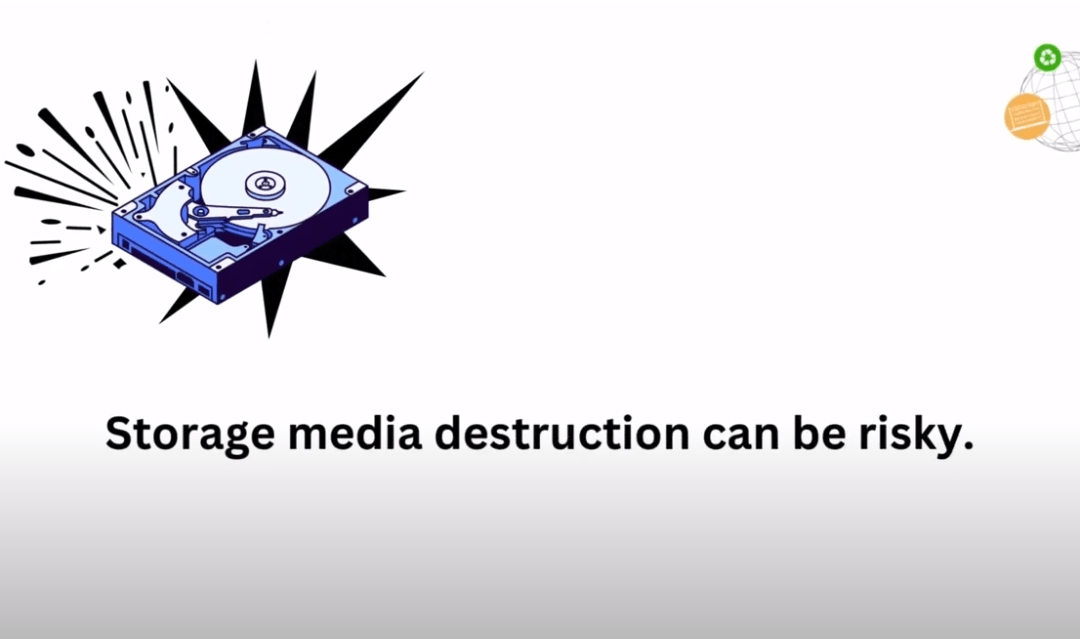 Nuances of media destruction